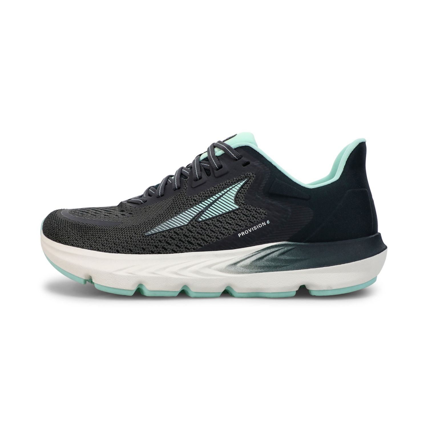 Zapatillas Running Carretera Altra Provision 6 Mujer Negras Turquesa | Costa Rica-13879249